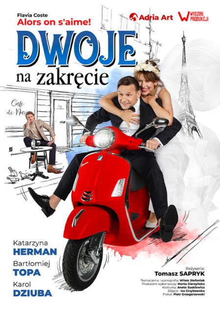Dwoje na zakręcie - Herman, Topa i Dziuba w komedii teatralnej